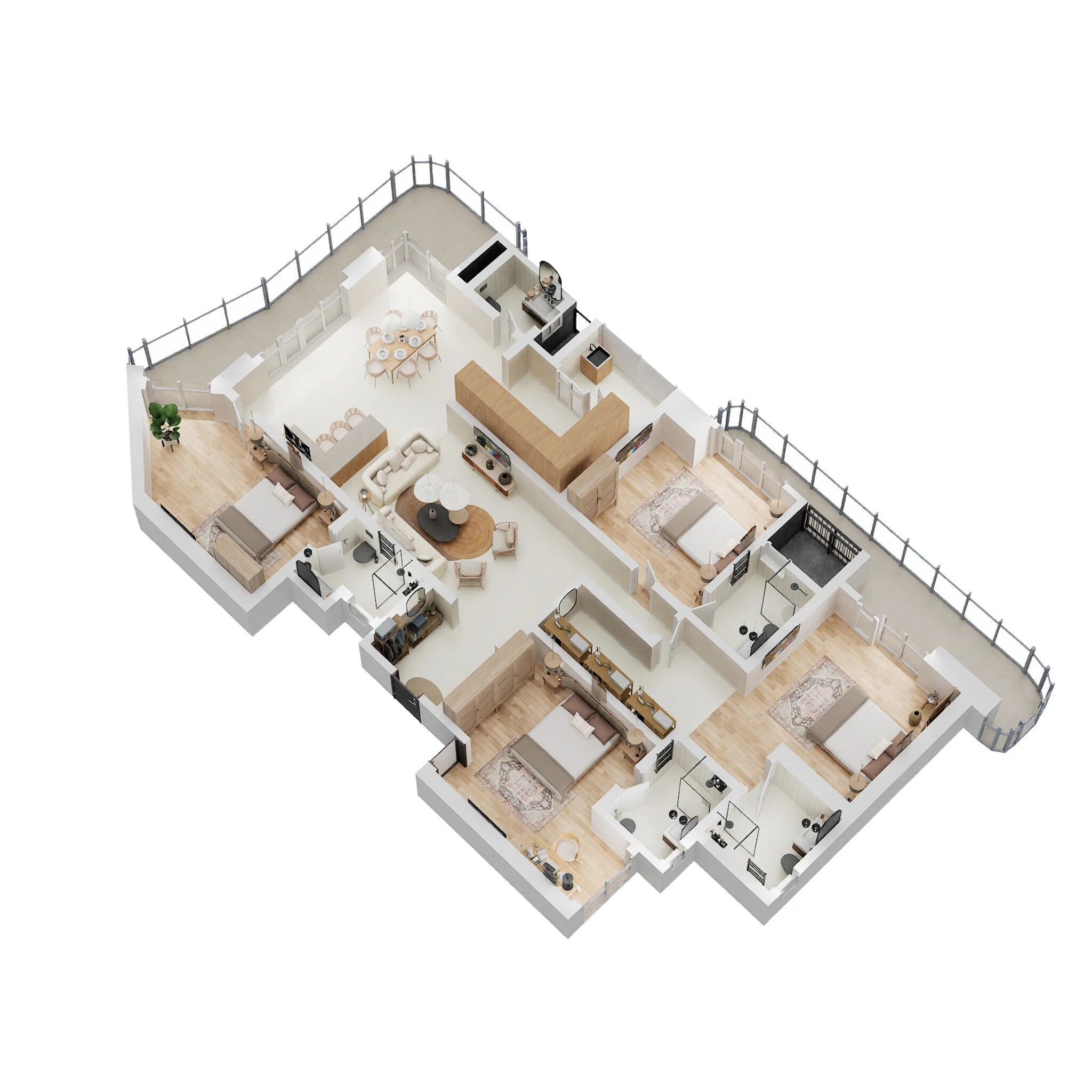 3 BHK 3231 Sq. Ft. Apartment