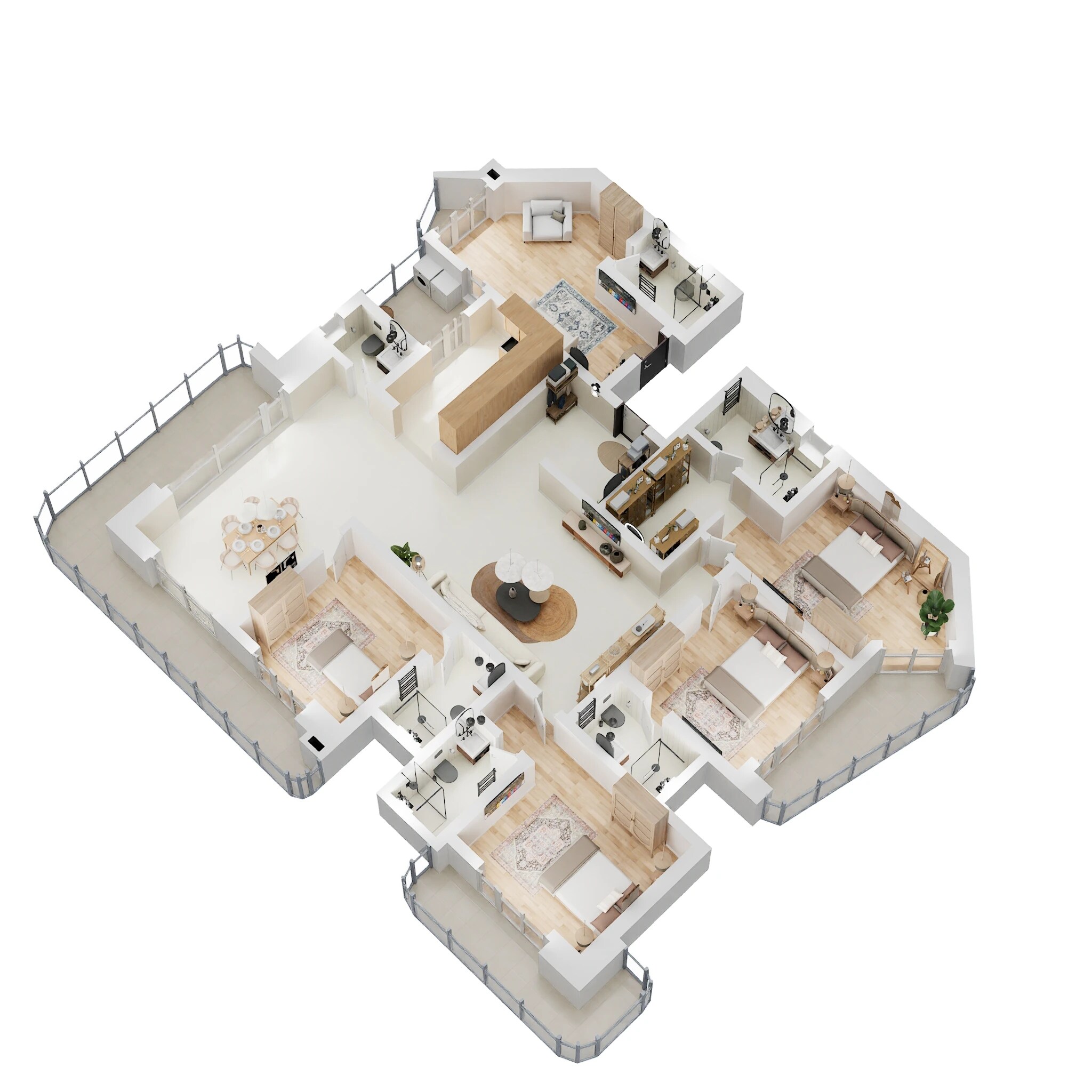 4 BHK 3914 Sq. Ft. Apartment