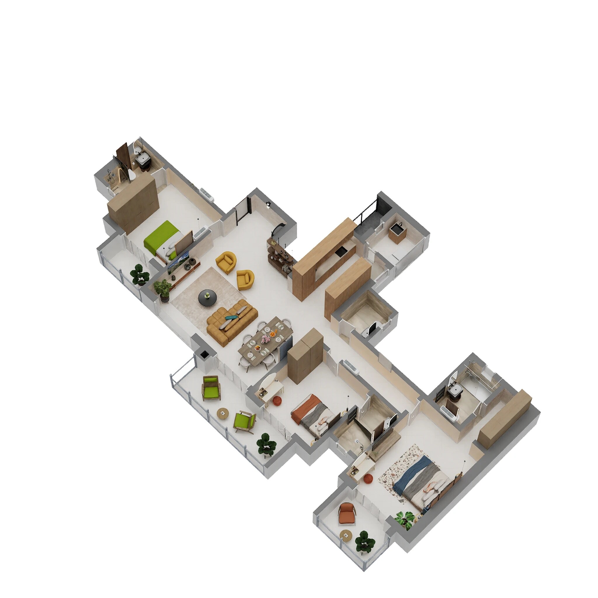 3 BHK 2277 Sq. Ft. Apartment