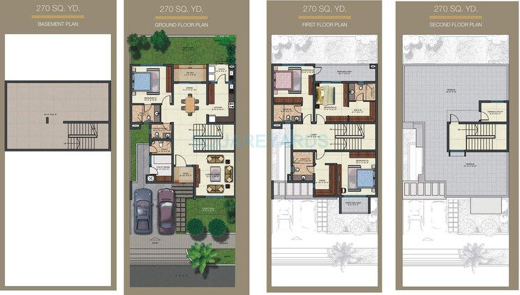 Resale 4 Bedroom 4018 Sq.Ft. Villa in Sobha International City Phase 1 ...