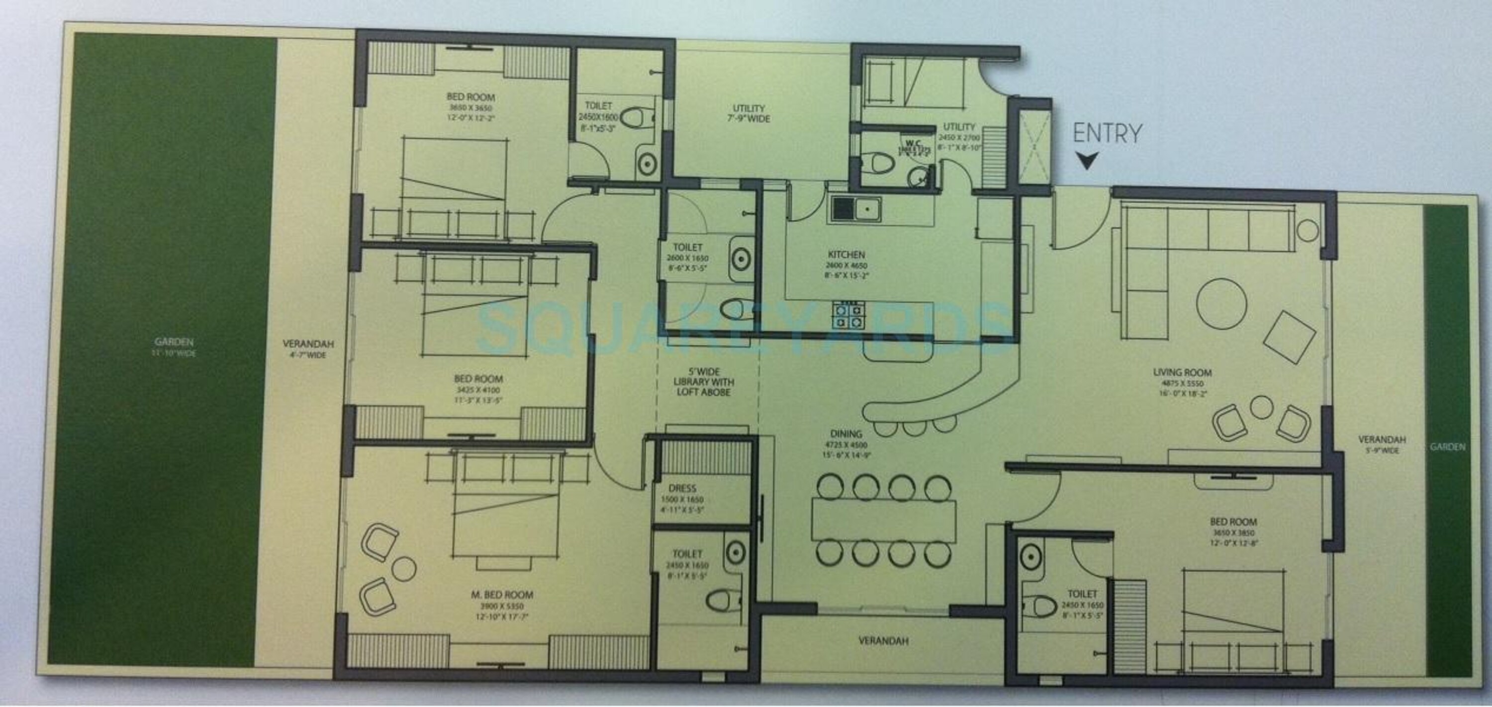 spire orion at south apartment 4bhk sq 3098sqft 1