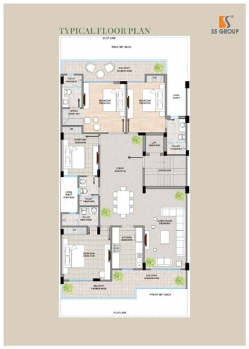  4 BHK Apartment at SS Linden, Sector 84 – for Rent