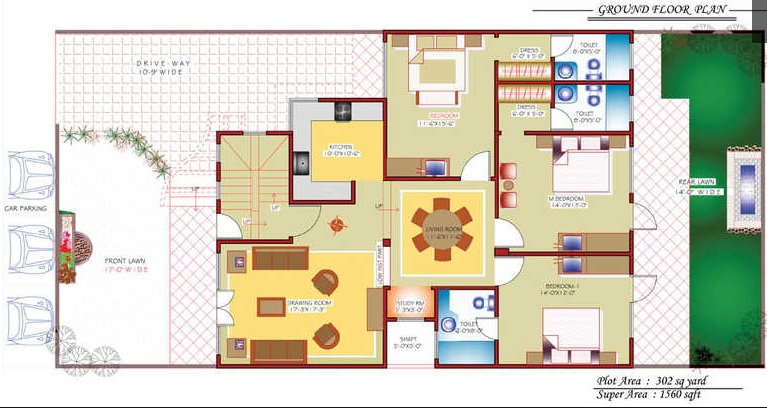 3 BHK 1560 Sq. Ft. Apartment in SS Southend Elite