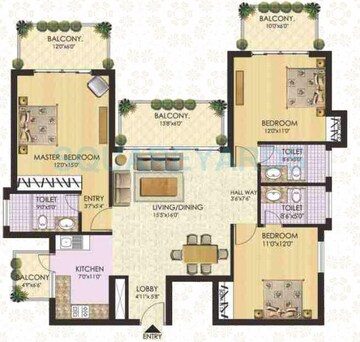  3 BHK Apartment at SS The Coralwood, Sector 84 – for Sale