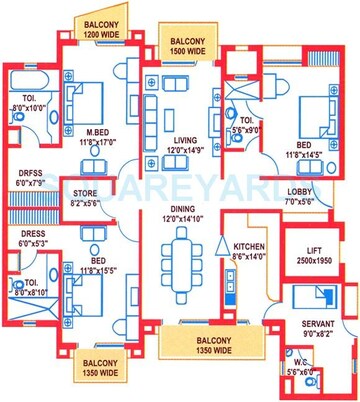 3 BHK Apartment at Suncity Heights, Sector 54 – for Sale