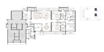  4 BHK Apartment at Suncity Platinum Towers, Sector 28 – for Rent