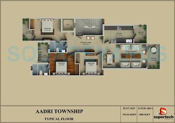  3 BHK Apartment at Supertech Aadri, Sector 79 – for Sale