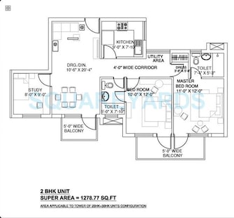 2 BHK Apartment For Resale in Piedmont Taksila Heights Sector 37c Gurgaon  7098956