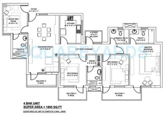 4 BHK Apartment For Rent in Piedmont Taksila Heights Sector 37c Gurgaon  7537554