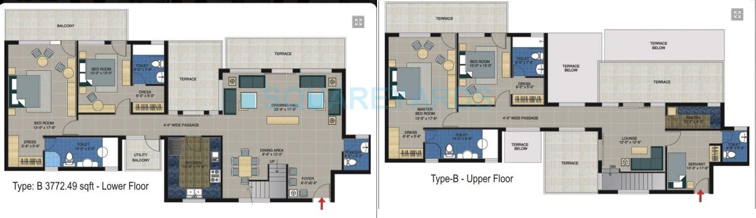 4 BHK 3772 Sq. Ft. Apartment