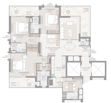  3 BHK Apartment at Tarc Ishva, Sector 63a – for Sale