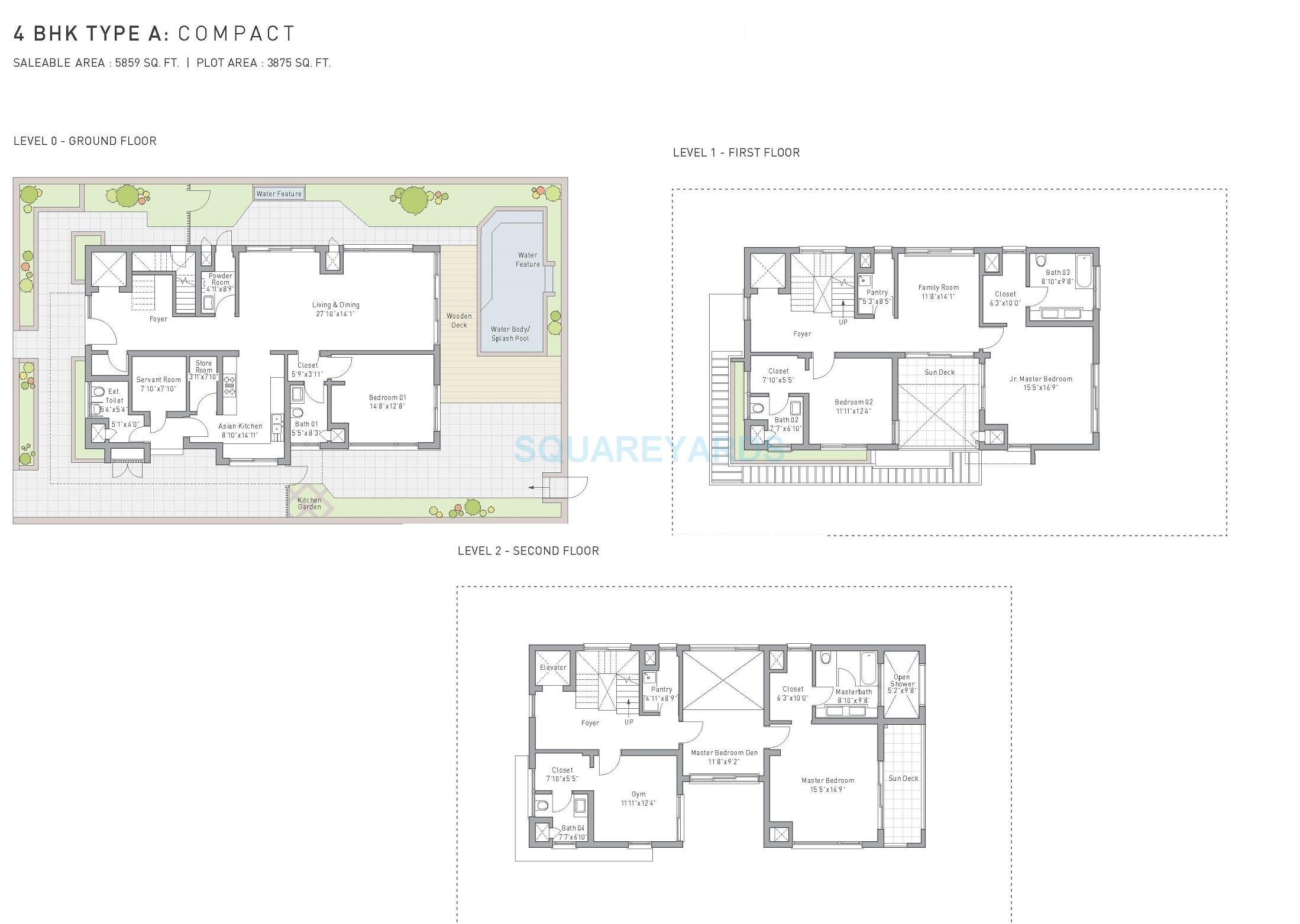 4 BHK 5859 Sq. Ft. Villa