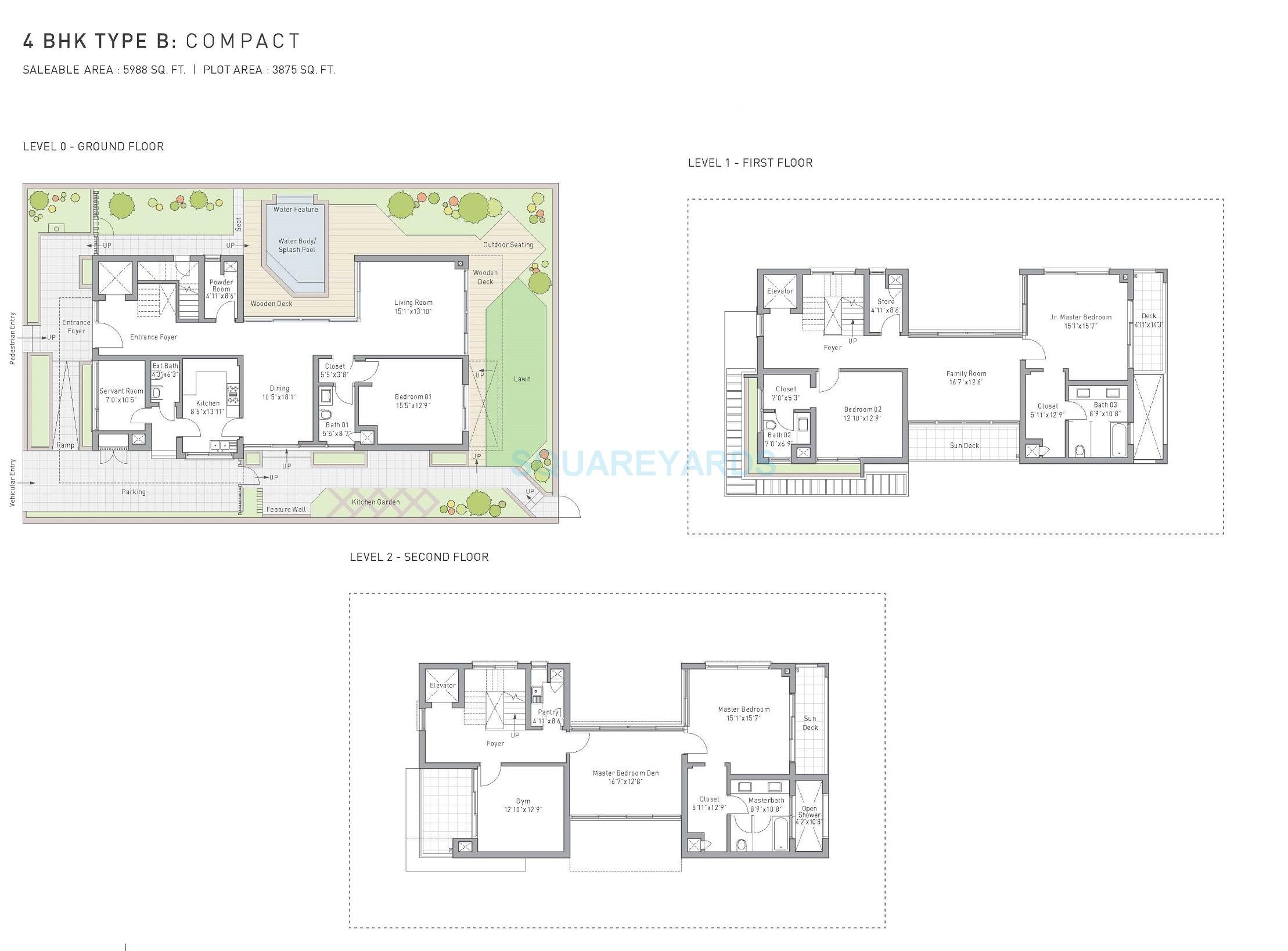 4 BHK 5988 Sq. Ft. Villa