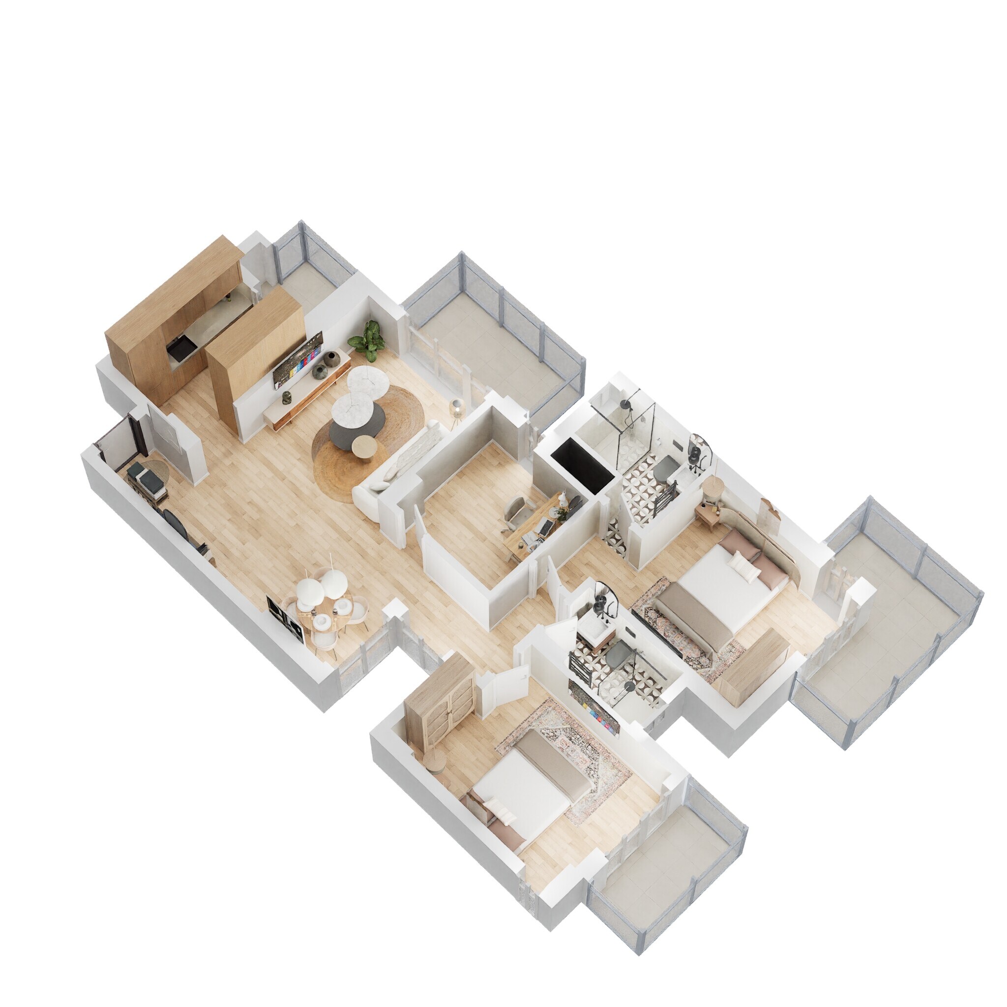 2 BHK 1573 Sq. Ft. Apartment