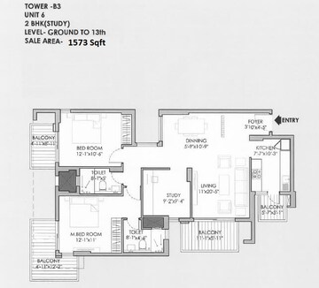 3 BHK Apartment at Tata La Vida, Sector 113 – for Rent