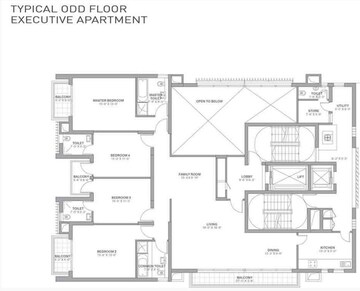  4 BHK Apartment at Tata Primanti-Executive Apartments, Sector 72 – for Rent
