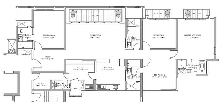 tata primanti phase 2 apartment 4bhk 2071sqft21