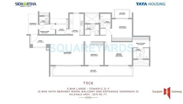  3 BHK Apartment at Tata Gurgaon Gateway, Sector 112 – for Sale