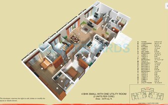 4 BHK Apartment For Resale in Tata Raheja Raisina Residency Sector 59 Gurgaon  7842946