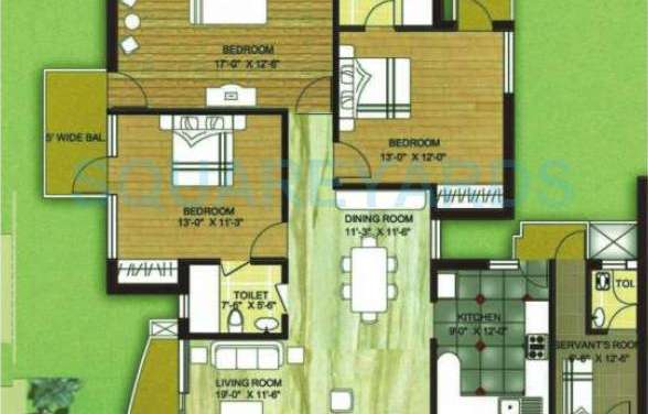 today canary greens apartment 4bhk sq 2750sqft 1