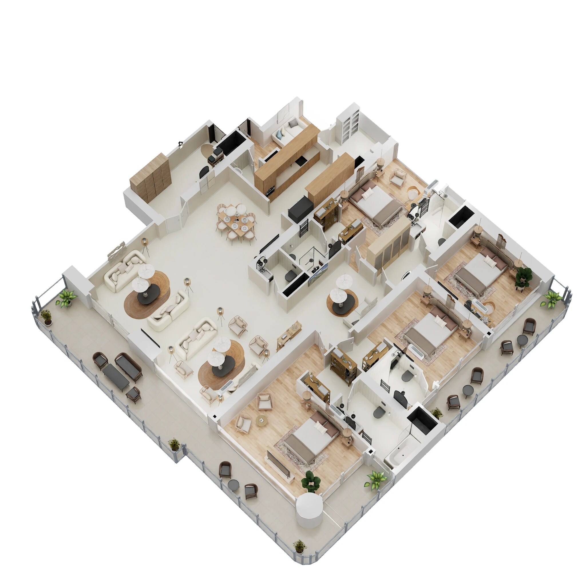 4 BHK 4500 Sq. Ft. Apartment