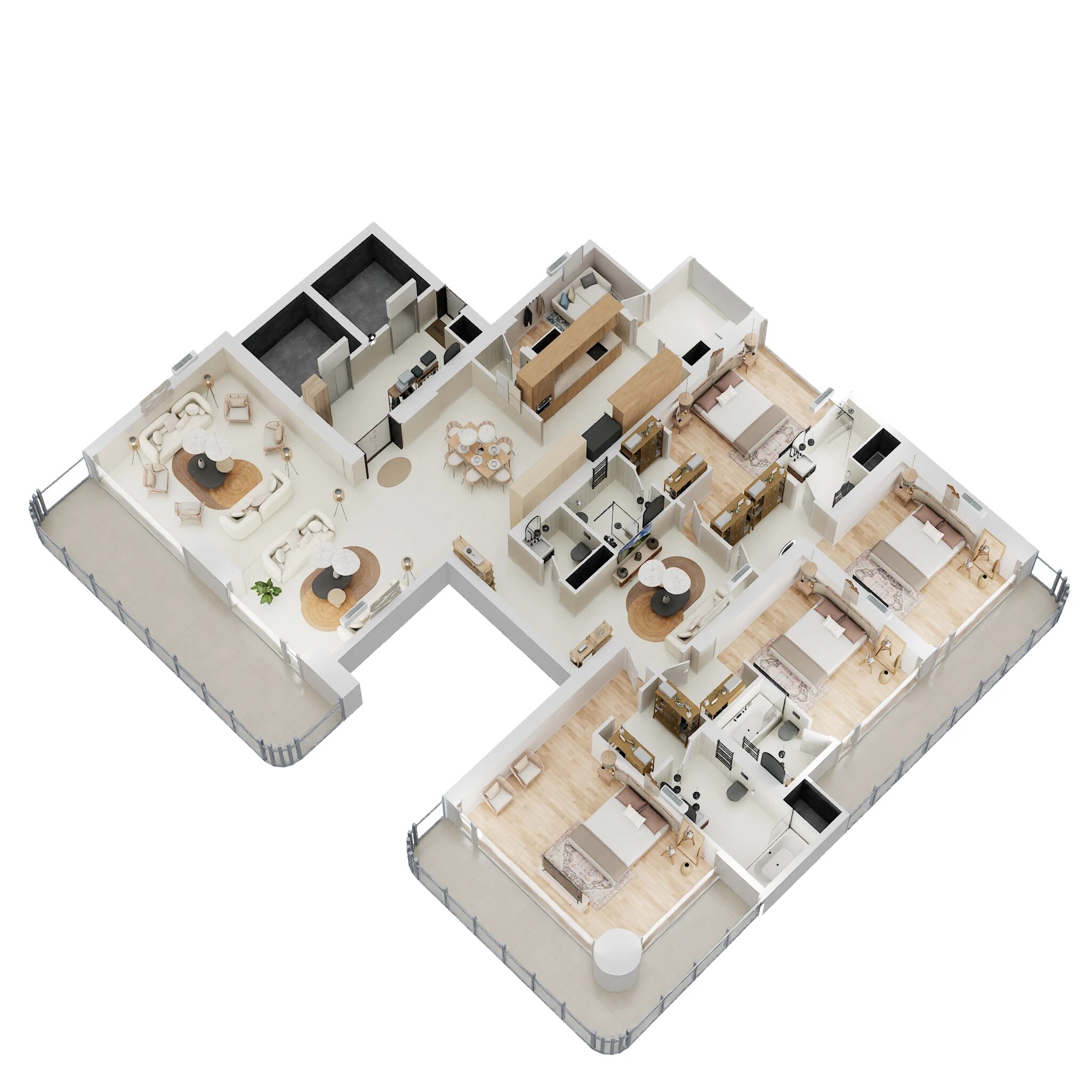 4 BHK 5000 Sq. Ft. Apartment