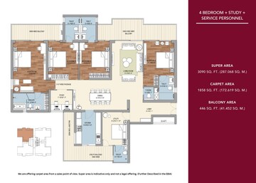  4 BHK Apartment at Tulip Crimson, Sector 70 – for Sale
