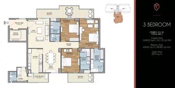  3 BHK Apartment at Tulip Monsella, Sector 53 – for Sale