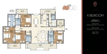  4 BHK Apartment at Tulip Monsella, Sector 53 – for Sale