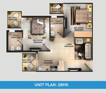  2 BHK Apartment at Tulsiani Easy In Homes, Sohna Sector 35 – for Sale