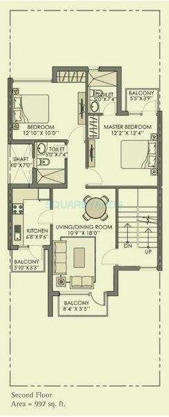 unitech anthea floors apartment 2 bhk 925sqft 20223105163107