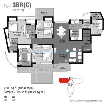  3 BHK Apartment at Unitech Escape, Sector 50 – for Sale