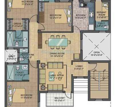 unitech south city ii independent floor 3bhk typical sq 1625sqft 1