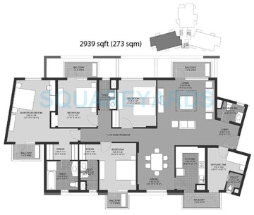  4 BHK Apartment at Unitech The Close North, Sector 50 – for Sale