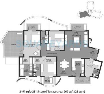  3 BHK Apartment at Unitech The Close South, Sector 50 – for Sale