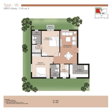  2 BHK Apartment at Unitech The Residences Gurgaon, Sector 33 – for Sale
