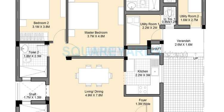 vatika premium floors builder floor 360sqyd gf 3bhk 1725sqft 61