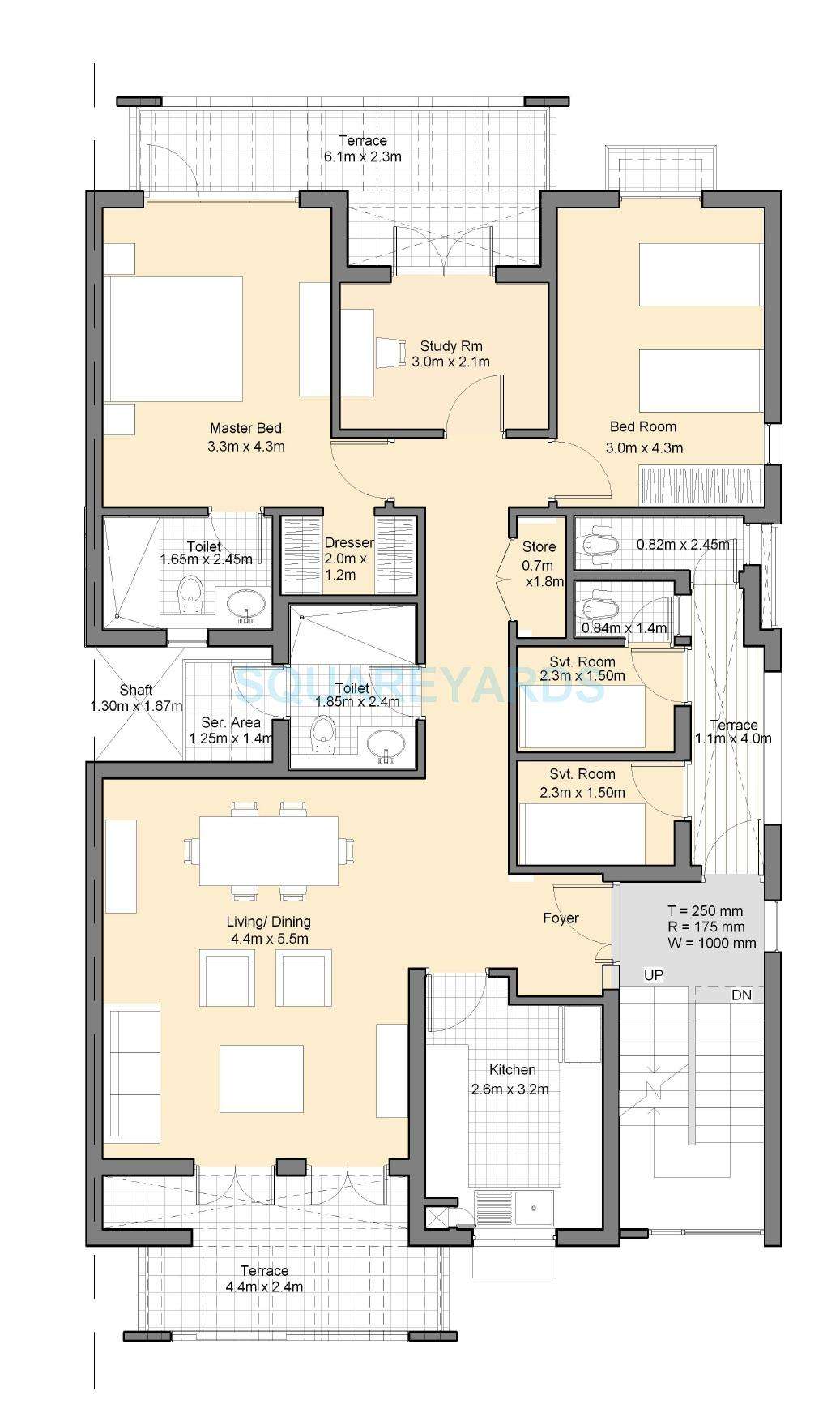 vatika premium floors builder floor 400sqyd sf 2bhk 1355sqft 1