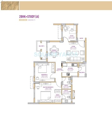  2 BHK Apartment at Vatika Seven Lamps, Sector 82 – for Sale