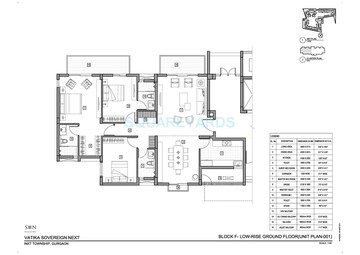 3 BHK Apartment at Vatika Sovereign Next, Sector 82a – for Sale
