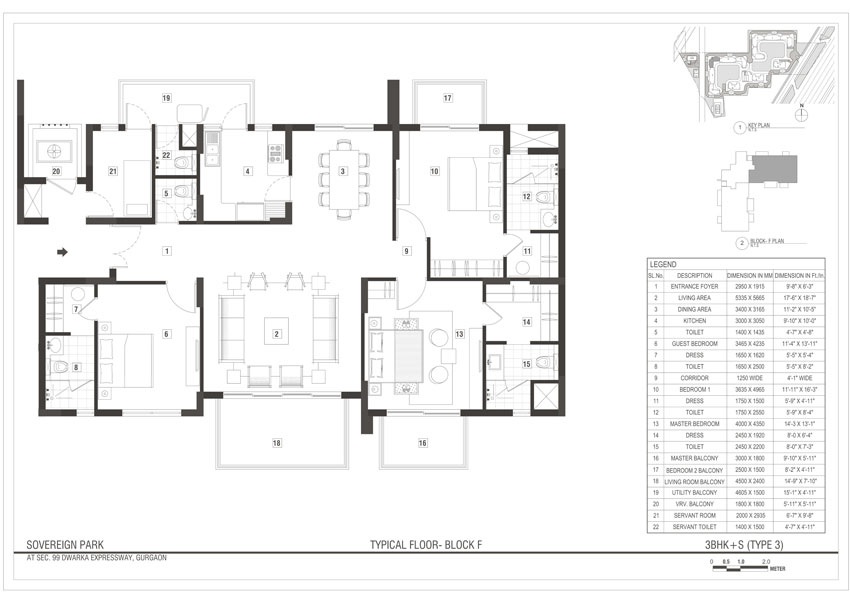 Vatika Sovereign Park Floor Plans Sector 99, Gurgaon