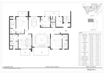 3 BHK Apartment at Vatika Sovereign Park, Sector 99 – for Sale