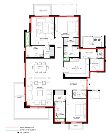  3 BHK Apartment at Vatika Sovereign Park, Sector 99 – for Sale