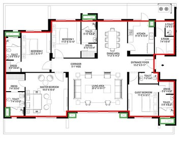  4 BHK Apartment at Vatika Sovereign Park, Sector 99 – for Sale