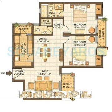  2 BHK Apartment at Vipul Lavanya, Sector 81 – for Sale