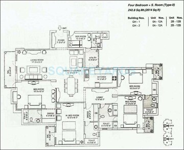  4 BHK Apartment at Vipul Orchid Gardens, Sector 54 – for Rent
