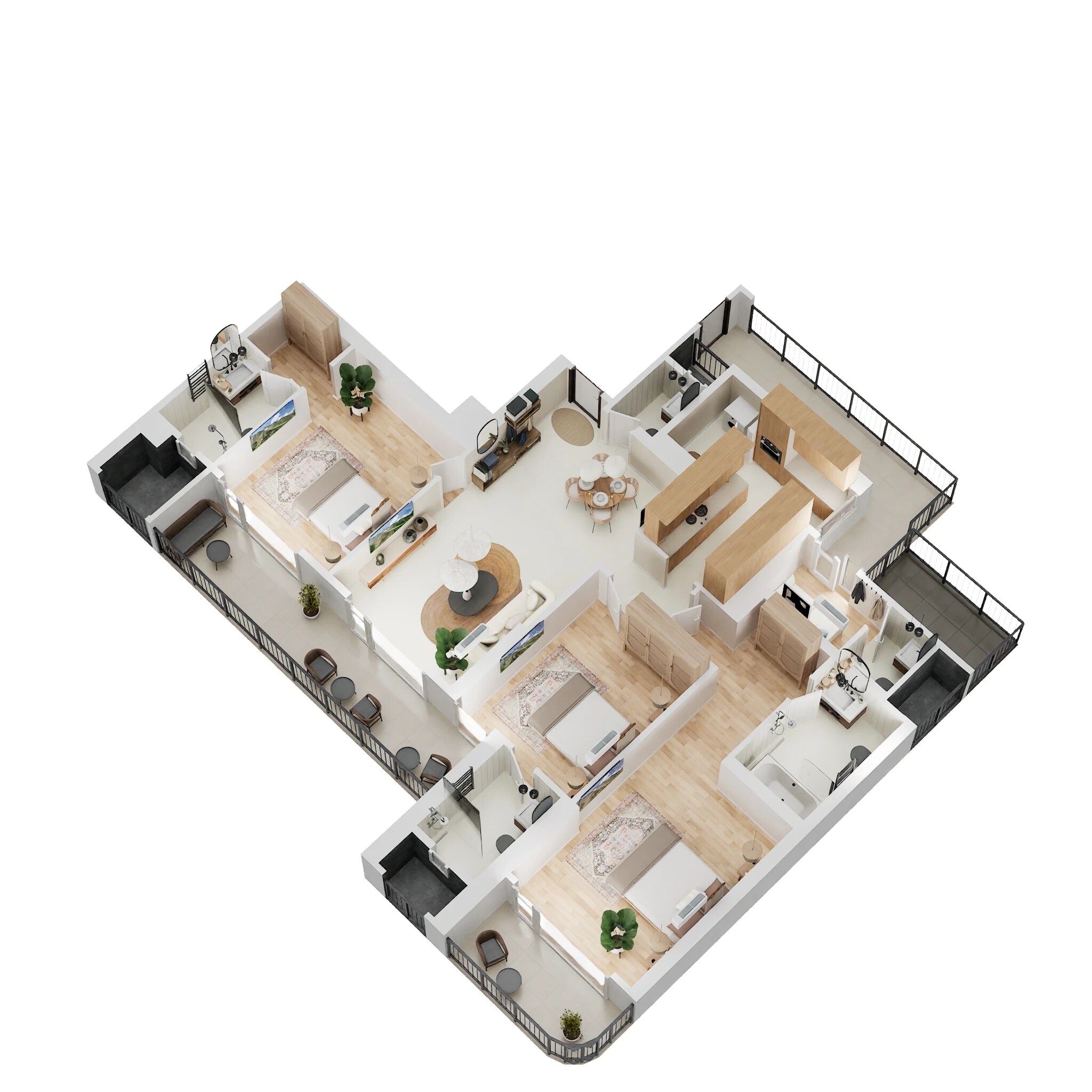 3 BHK 2673 Sq. Ft. Apartment