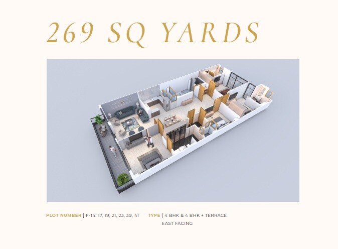 4 BHK 2421 Sq. Ft. Apartment