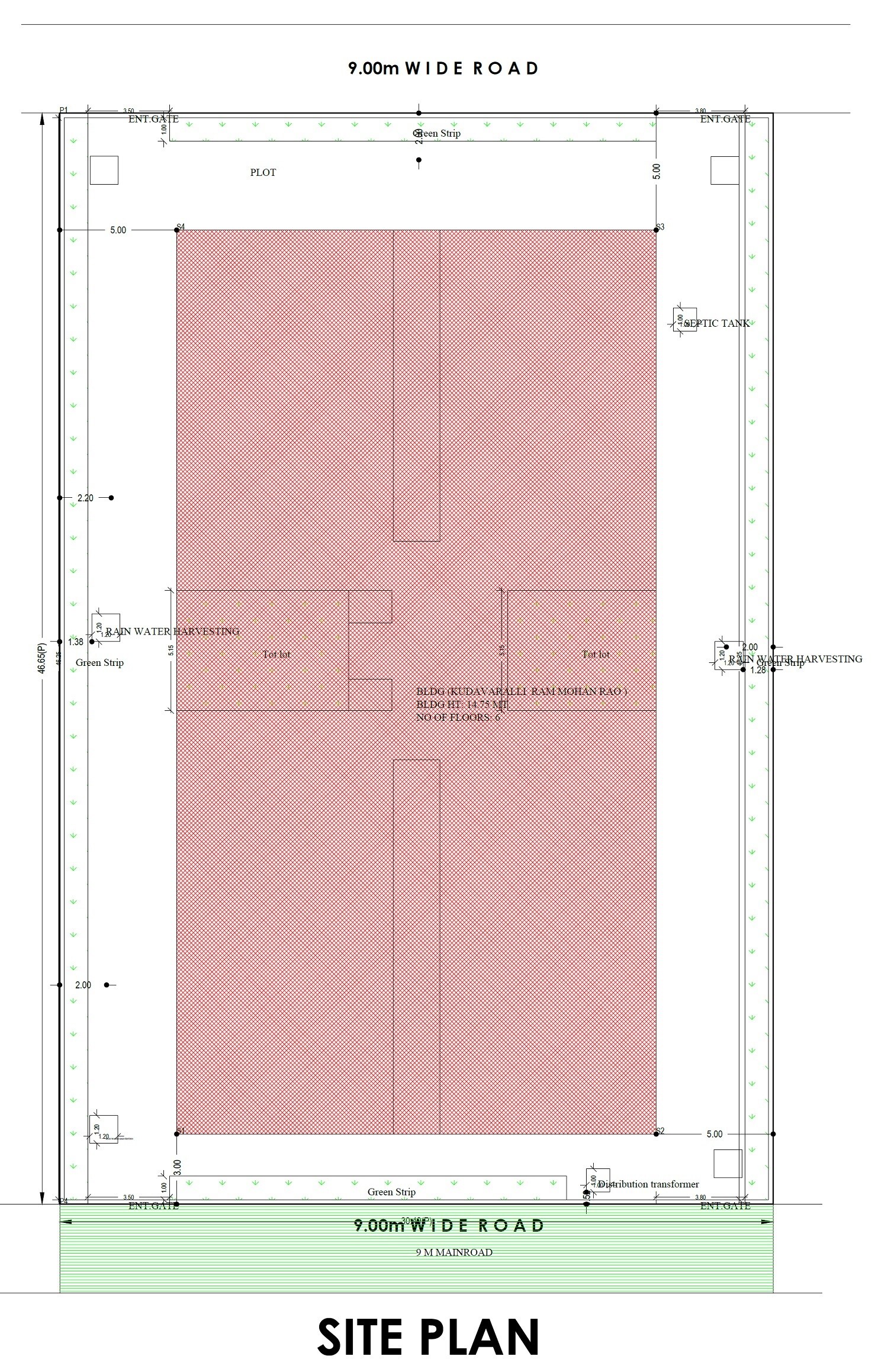 A N R Kudaravalli Mansion Master Plan 1