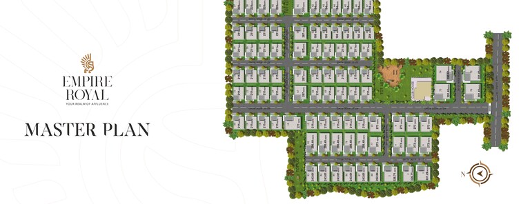 Aaditri Empire Royal Villas Master Plan Image